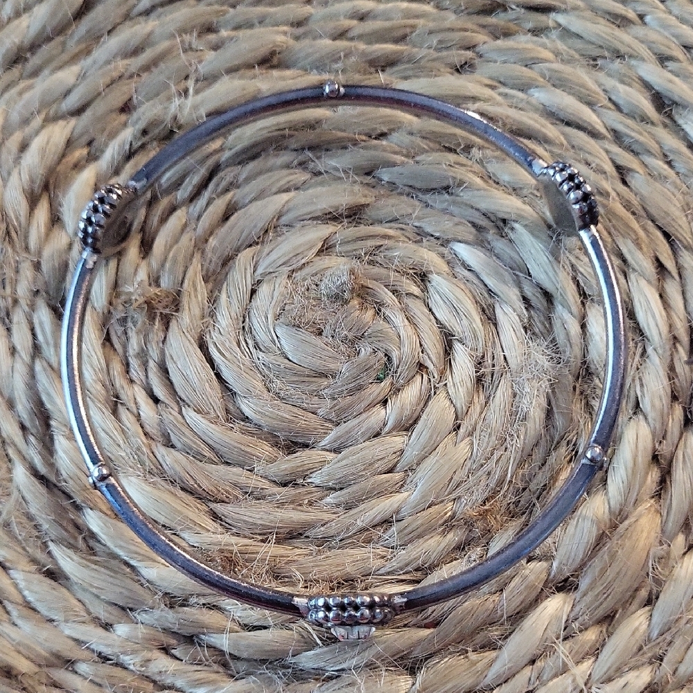 Brighton Silver Spiral Bracelet
